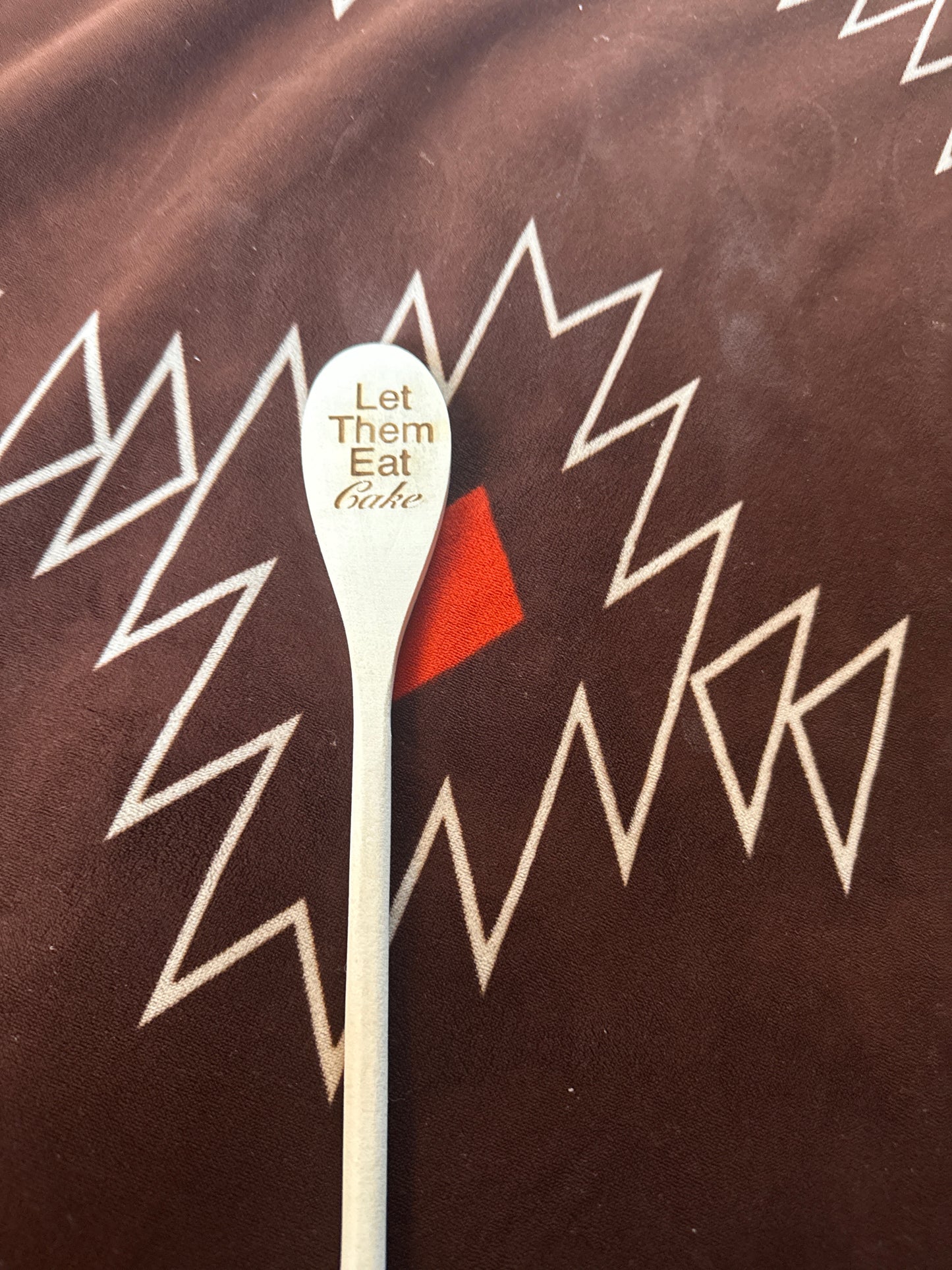 Let Them Eat Cake Wooden Spoon