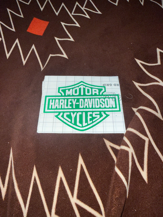Harley Davidson Motorcycle Car Decal