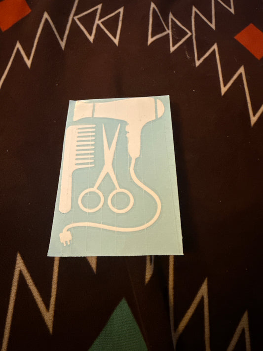 Hairstylist 1 Car Decal