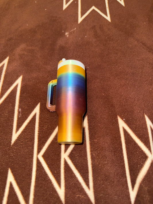 Tumbler chapstick holder/keychain