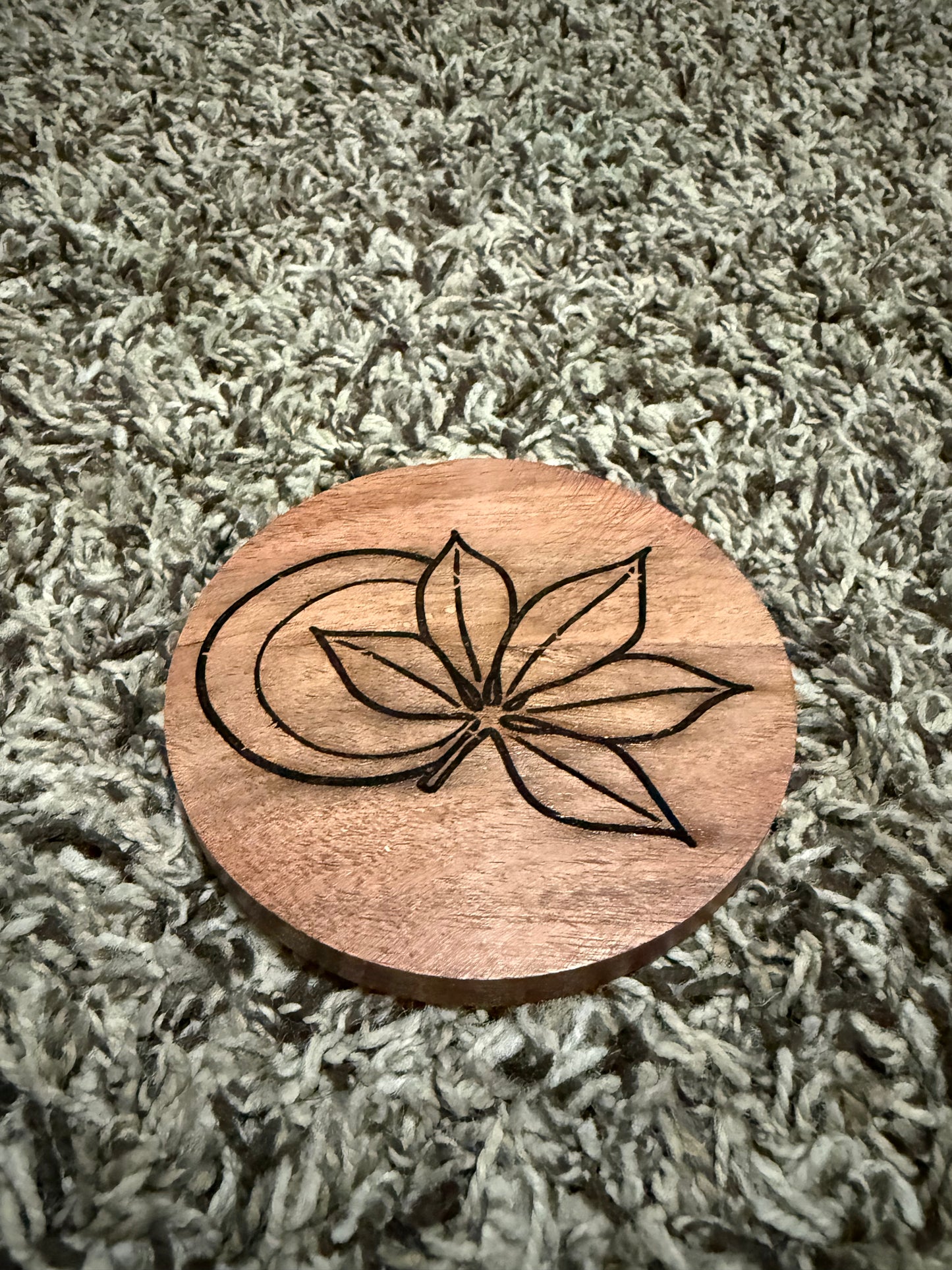 Wooden Ohio State Coasters