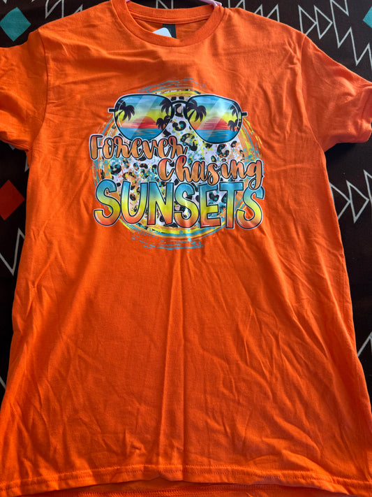 Forever Chasing Sunsets Shirts