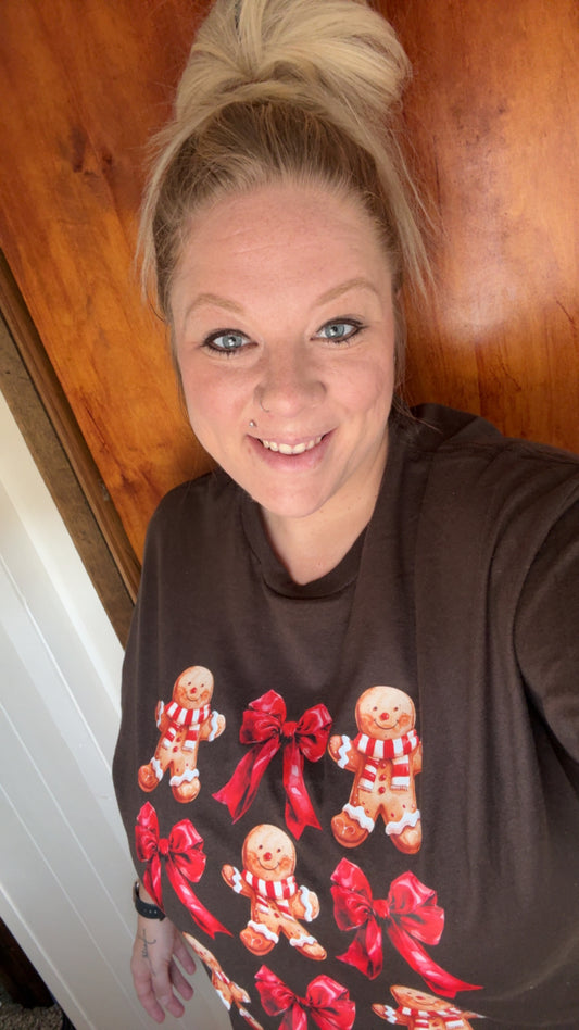 Gingerbread Coquette Shirt