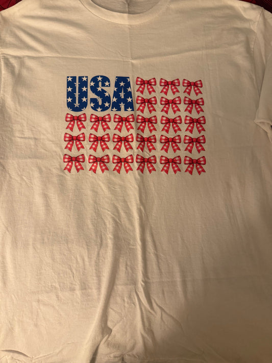 USA Bow Flag Shirt